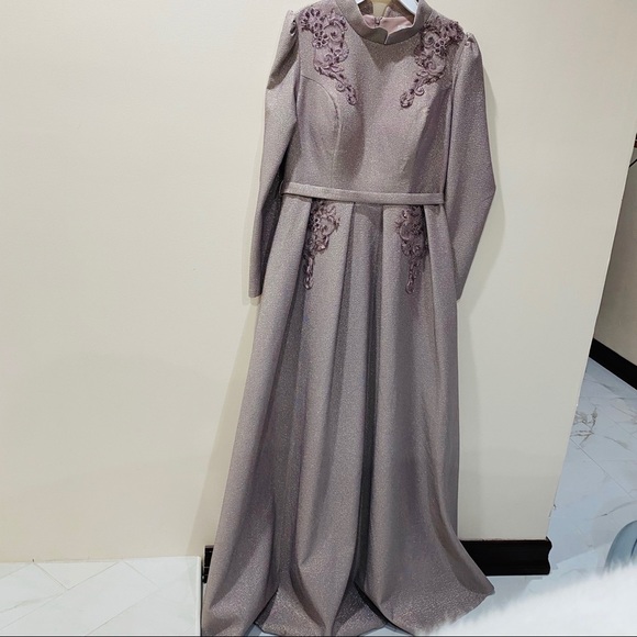 Evening maxi shiny dress - Picture 8 of 8